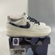 Bape x Nike Air Force 1 07 Low Beige Noir chaussures AA1356-115