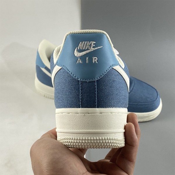 Nike Air Force 1 07 Low Denim Bleu Beige Blanche DG2296-004