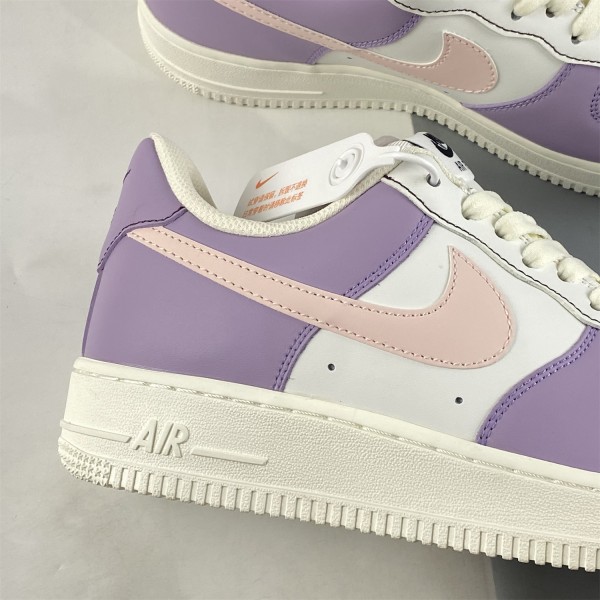 Nike Air Force 1 07 Low Rice Bianche Rosa Viola DQ6810-286
