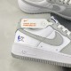 Nike Air Force 1 Low "NBA 75th" Baskets Blanches et Grises AA6902-201