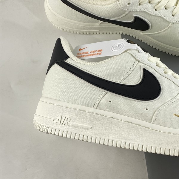 Nike Air Force 1 07 Low Beige Black Gold MN5696-809
