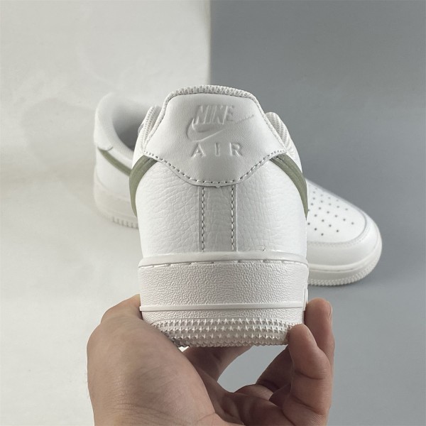 Nike Air Force 1 Low White Gold Glitter Swoosh DH4407-101