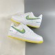 Nike Air Force 1 07 Low Blanche Vert Clair Tique Jaune AF1234-001