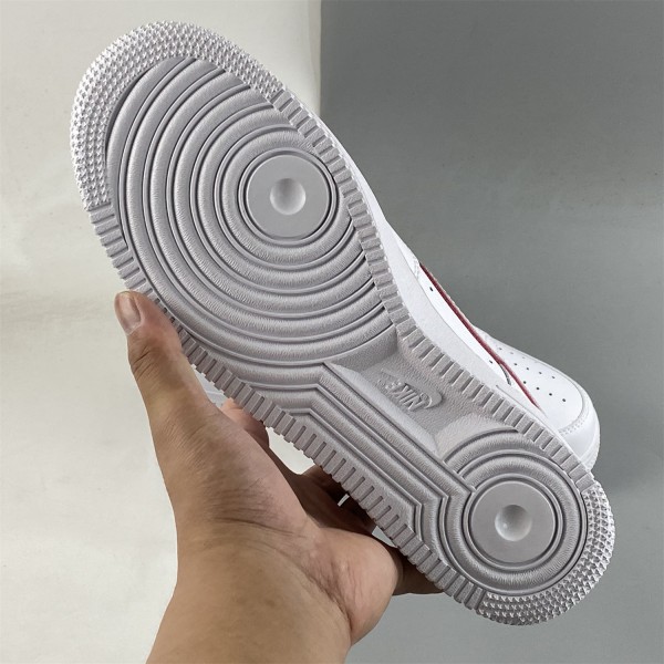 Nike Air Force 1 "Just Do It" Bianco Rosso Argento DQ0791-100