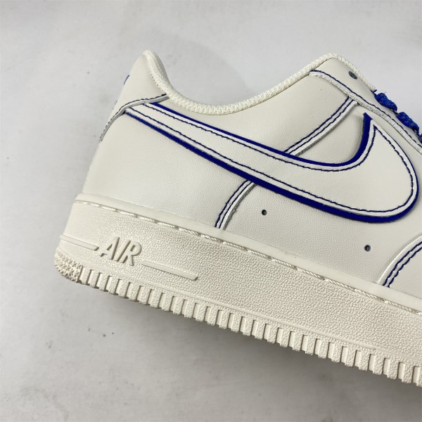 Nike Air Force 1 07 Low Beige White Blue 315122-404