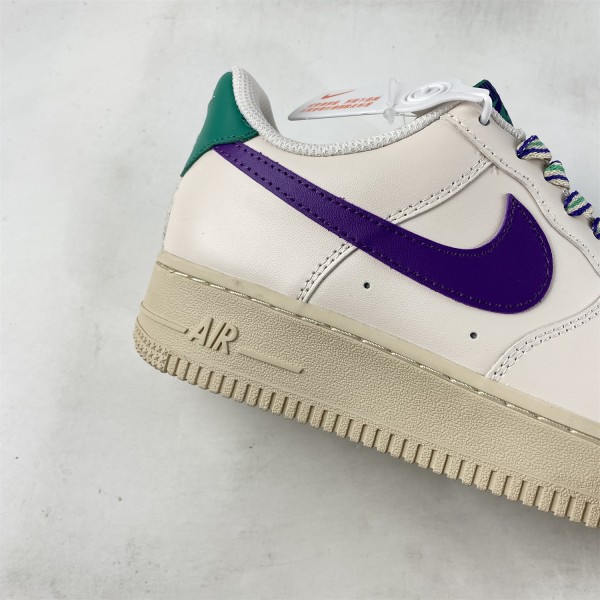 Nike Air Force 1 Low White Purple Green BS8873-306