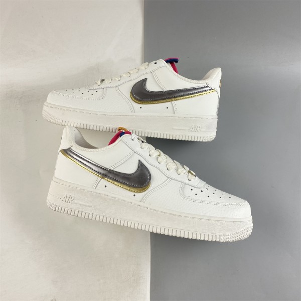 Nike Air Force 1 LV8 Double Swoosh Argent Or DH9595-001