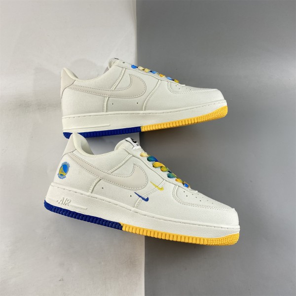 Nike Air Force 1 07 Low Rice White Blue Gold NA2022-004