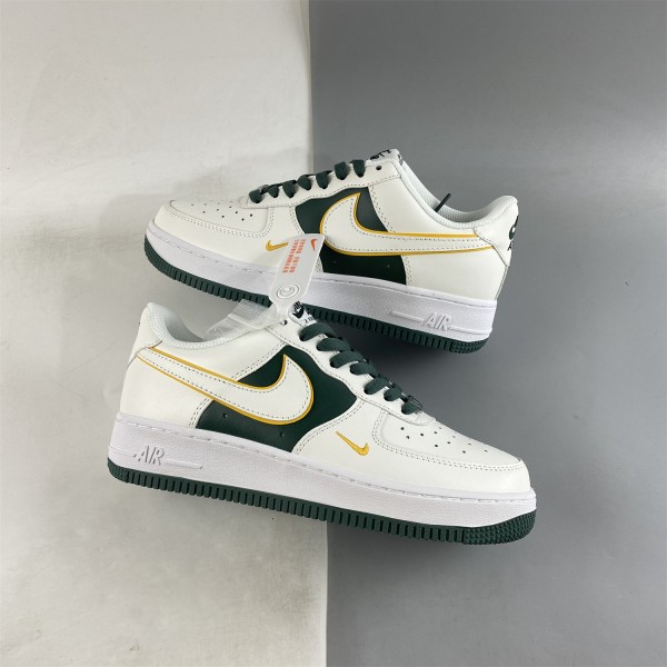 Nike Air Force 1 07 Low White Green Metallic Gold BS8861-202