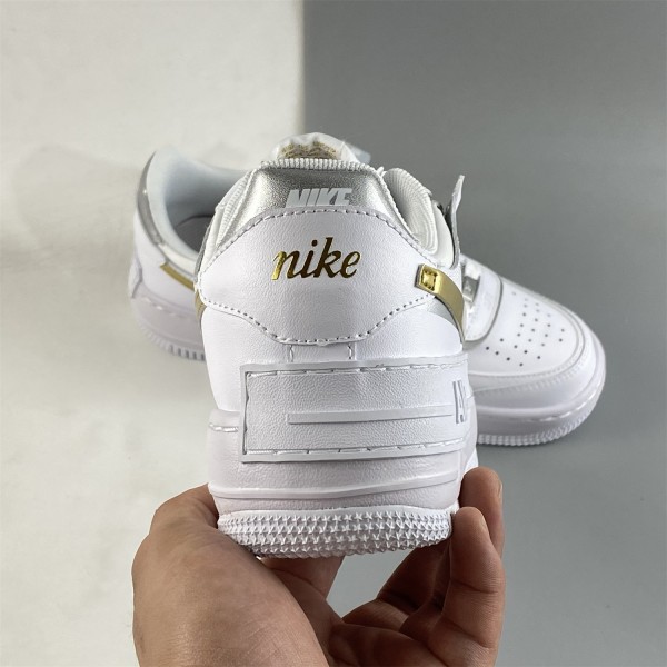 Nike Air Force 1 Low Shadow White Gold DM3064-100