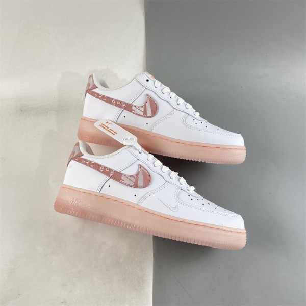 Nike Air Force 1 Basso Bianche Rosa DQ5019-100