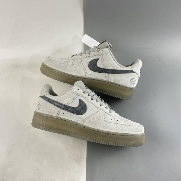 Reigning Champ x Nike Air Force 1 Low Suede Light Grey AA1117-118