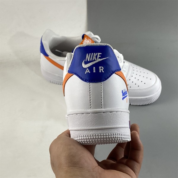 Nike Air Force 1 07 Low White Navy Blue Orange DM5441-103