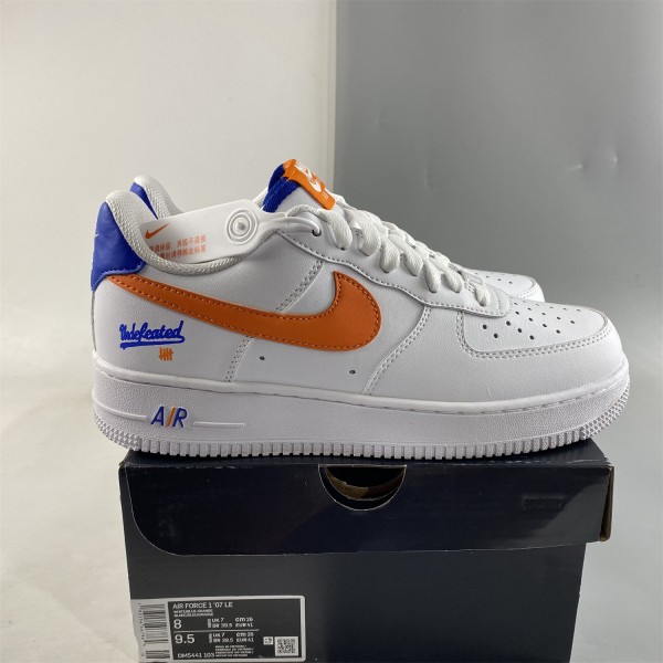 Nike Air Force 1 07 Low White Navy Blue Orange DM5441-103