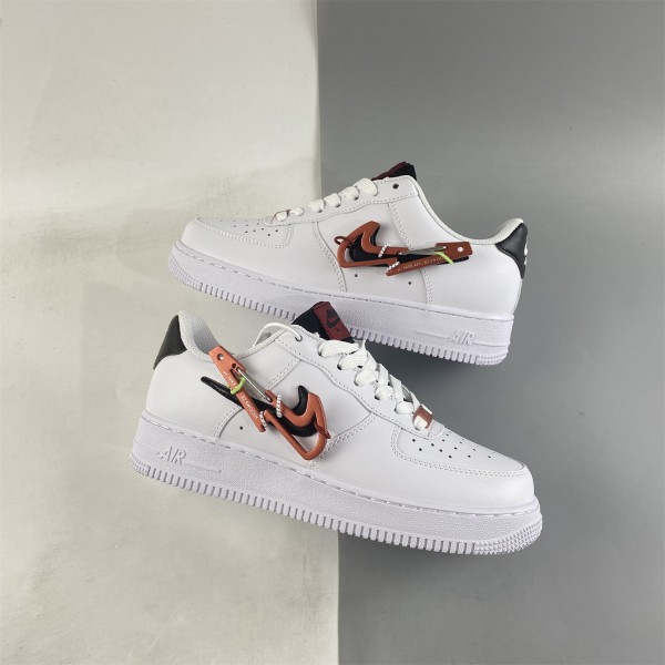 Nike Air Force 1 Moschettone Basso Swoosh Rosso DH7579-100