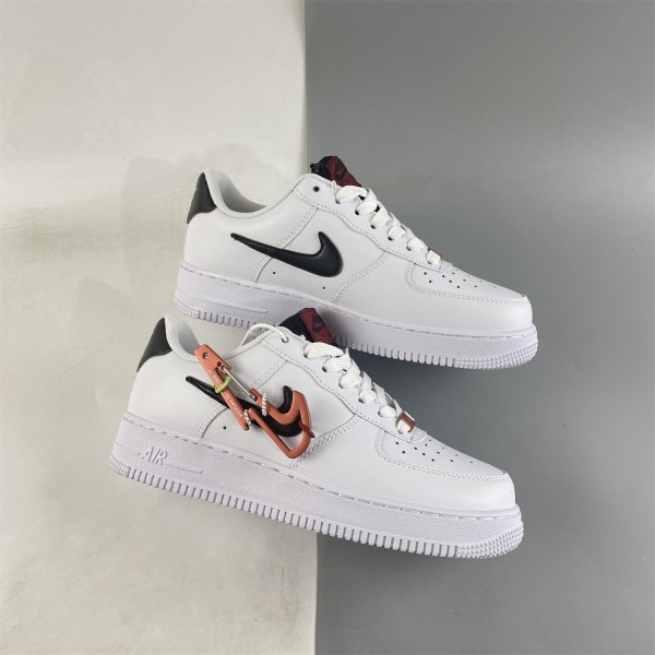 Nike Air Force 1 Moschettone Basso Swoosh Rosso DH7579-100