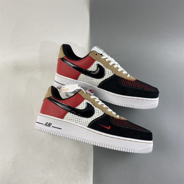Nike Air Force 1 Low '07 LV8 Gym Rosse Nere Canapa DO6110-100