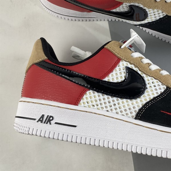 Nike Air Force 1 Low '07 LV8 Gym Rosse Nere Canapa DO6110-100