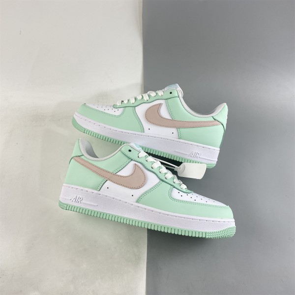 Nike Air Force 1 Low Vert Tendre Poudre Blanche Rose AA1726-111