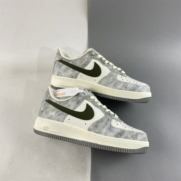 Nike Air Force 1 07 Low Beige Army Green BL5866-906