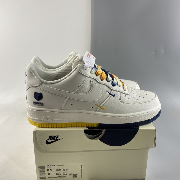 Nike Air Force 1 Low SU19 Grizzlies Bianche Gialle Navy TN2569-307