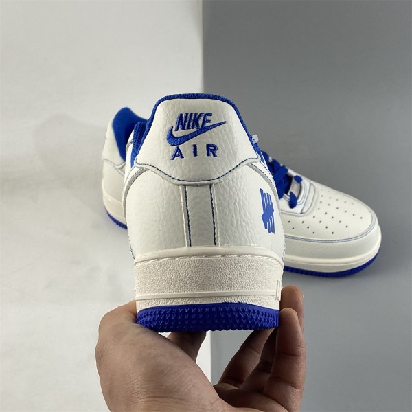 UNDEFEATED x Nike Air Force 1 Low White and Blue Skateboard UN1570-680