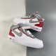 Nike Air Force 1 Mid Athletic Club Blanche Gym Rouge DH7451-100