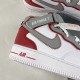 Nike Air Force 1 Mid Athletic Club White Gym Red DH7451-100