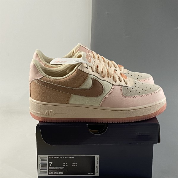 Nike Air Force 1 '07 Low Premium 'Washed Coral' 896185-603