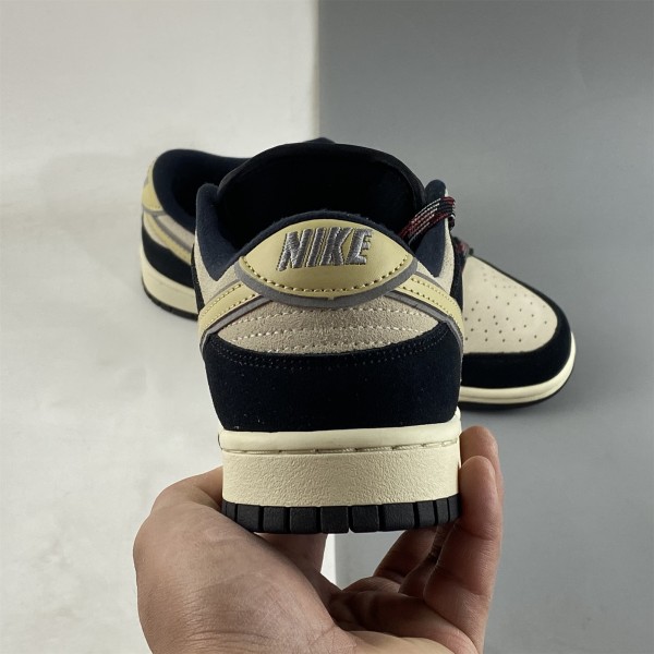 Nike Dunk Low LX Black Suede Team Gold DV3054-001