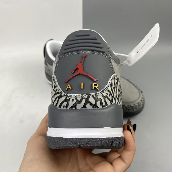 Air Jordan 3 Retro grigio freddo 2021 CT8532-012