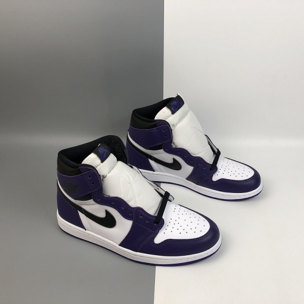 Air Jordan 1 Retro High OG Court Purple White 555088-500
