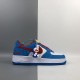 Nike Air Force 1 Faible Personnalisé Doraemon Bleu Rouge