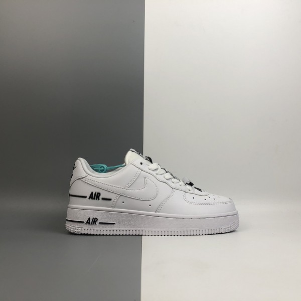 Nike Air Force 1 Low Double Air Low Bianche Nere - CJ1379-100