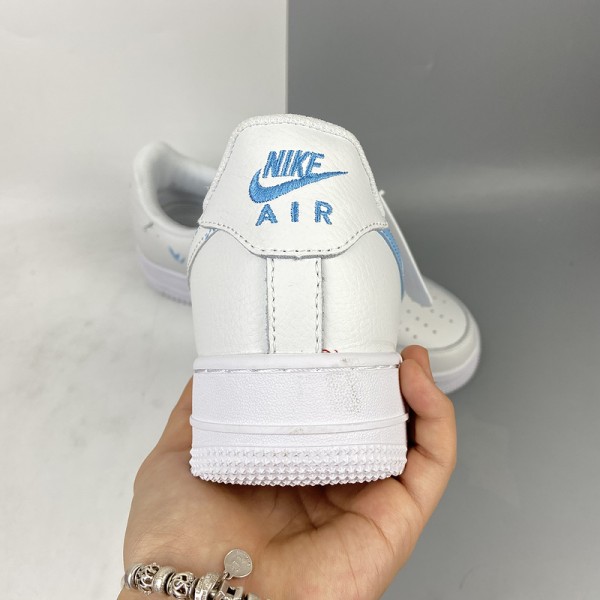 Nike Air Force 1 Low Custom Louis Vuitton White Blue