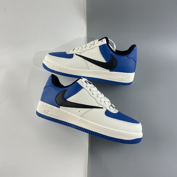 Nike Air Force 1 Low Custom Travis Scott Fragment Military Blue