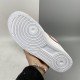 Nike Air Force 1 Low Double Swoosh White Bright Crimson CW1574-101