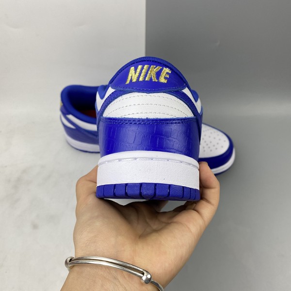 Nike SB Dunk Low Supreme Stars Hyper Royal (2021) shoes DH3228-100