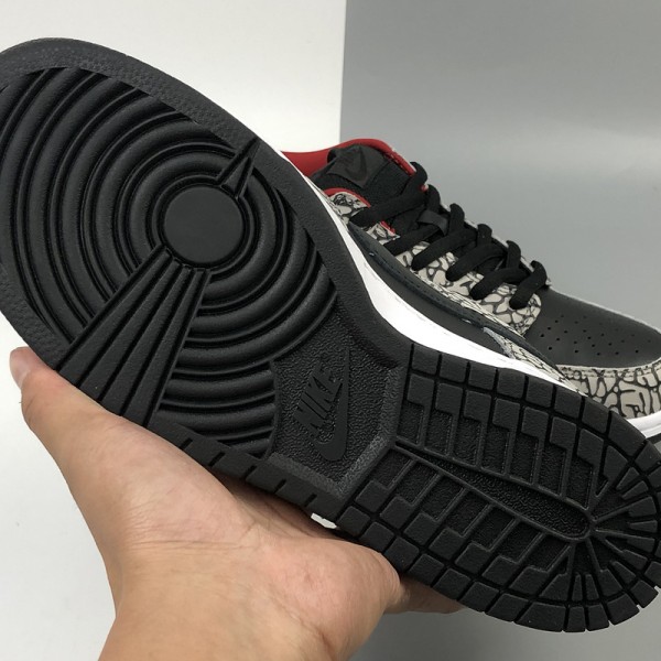 Supreme x Nike Dunk Low Pro SB 'Black Cement' - 304292 131