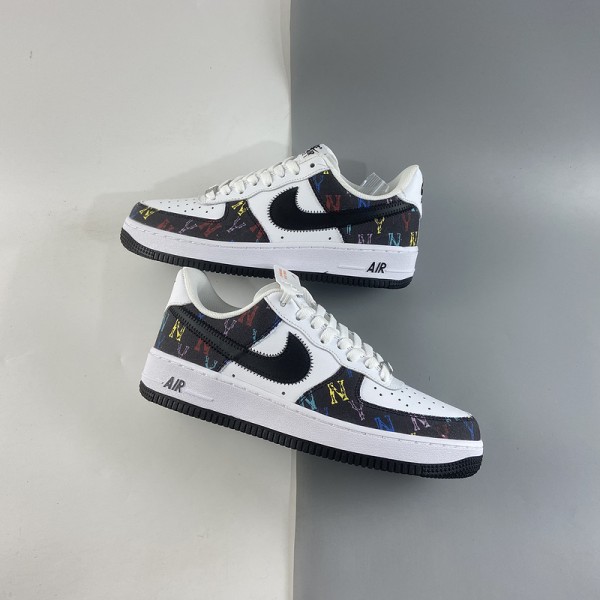 Nike Air Force 1 Low NY Yankees Bianche Nere Multicolori