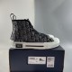 Dior B23 Oblique High Top Sneaker Crystals Black