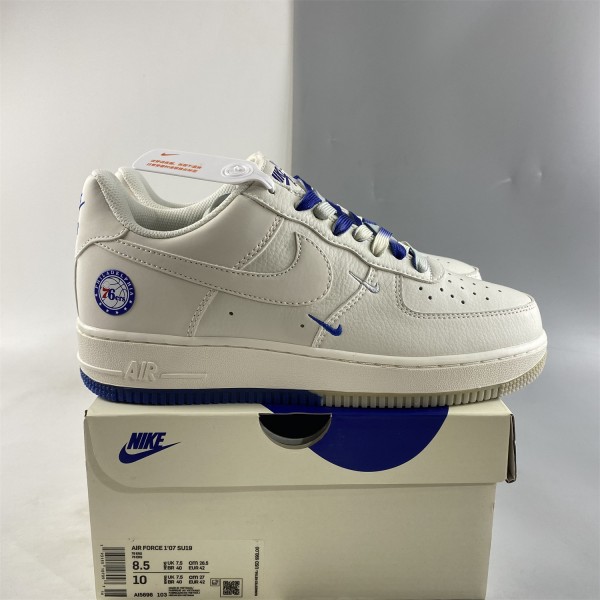 Nike Air Force 1 07 Low White Dark Blue Grey AI5696-103